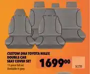 Midas Custom dna toyota hilux double cab seat cover set scctd offer