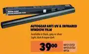 Midas Autogear anti uv & infrared window film wf01/d/sd wf05/d/sd/wf06 offer
