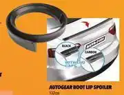 Midas Autogear boot lip spoiler 132cm black ts01 offer