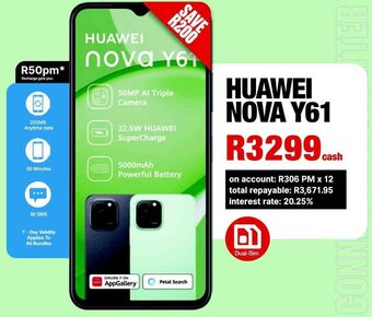 MRP Huawei Nova Y61 offer