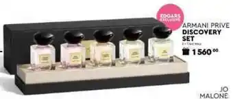 Edgars Armani Prive Discovery Set offer