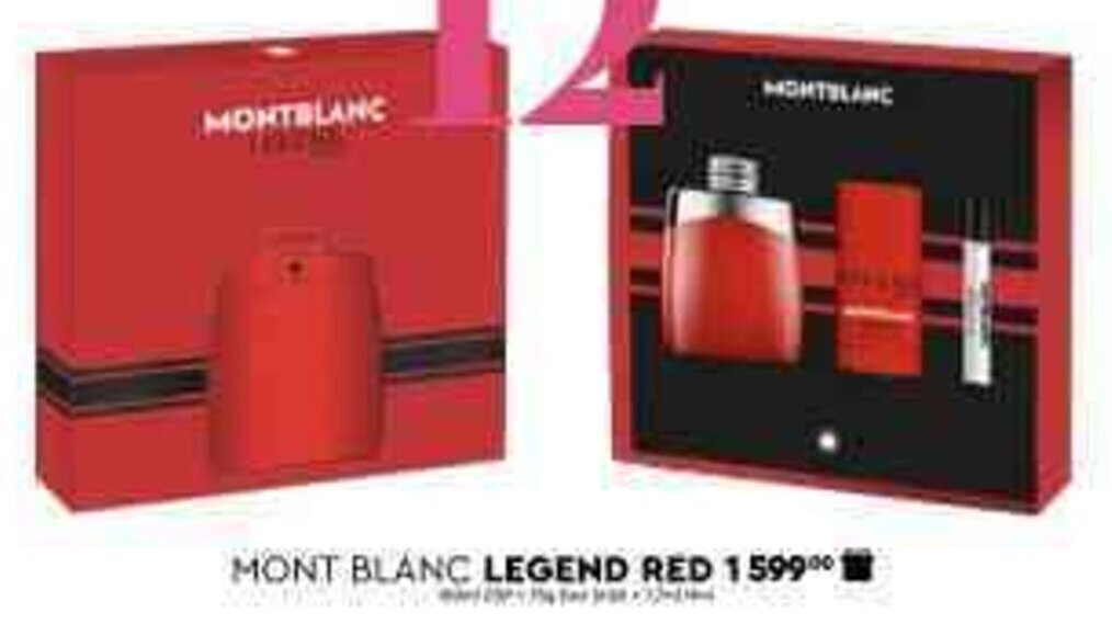 Mont Blanc Legend Red offer at Edgars