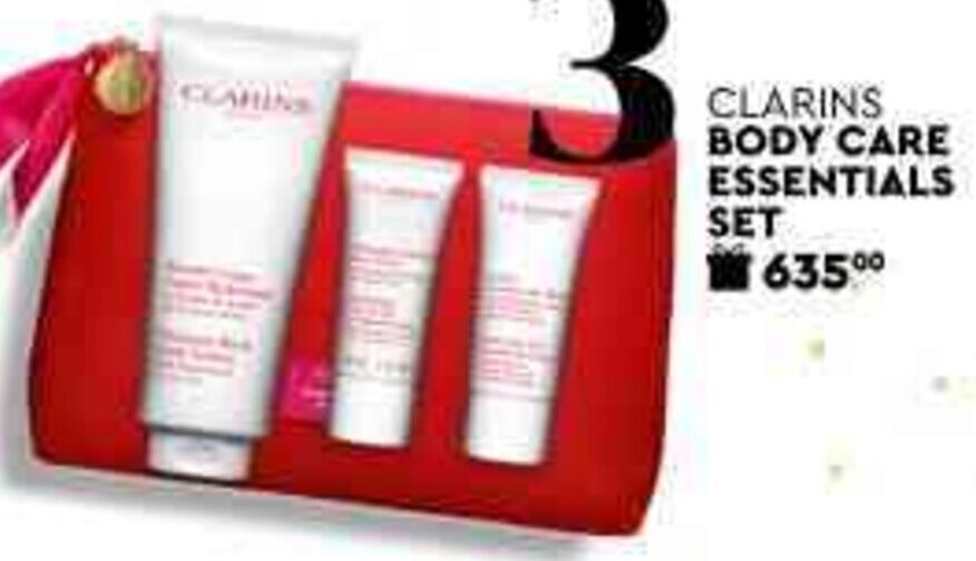 Clarins Body Care Essentials Set offer at Edgars