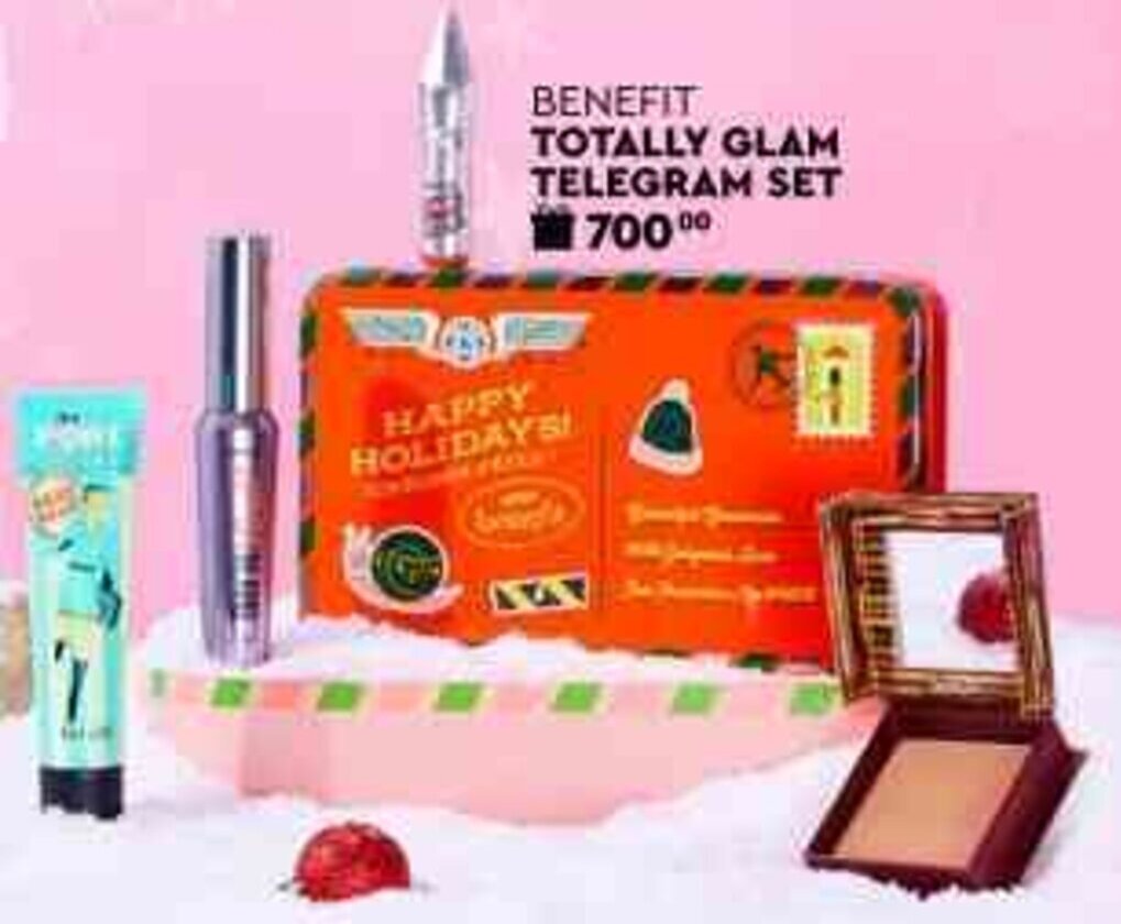 Benefit Totally Glam Telegram Set offer at Edgars