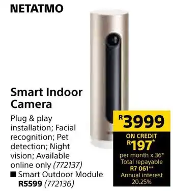 Builders Warehouse Netatmo Smart Indoor Camera offer