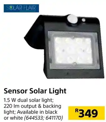 Builders Warehouse Sensor Solar Light offer