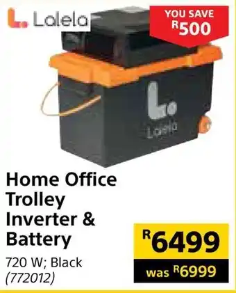 Home Office Trolley Inverter & Battery 720W