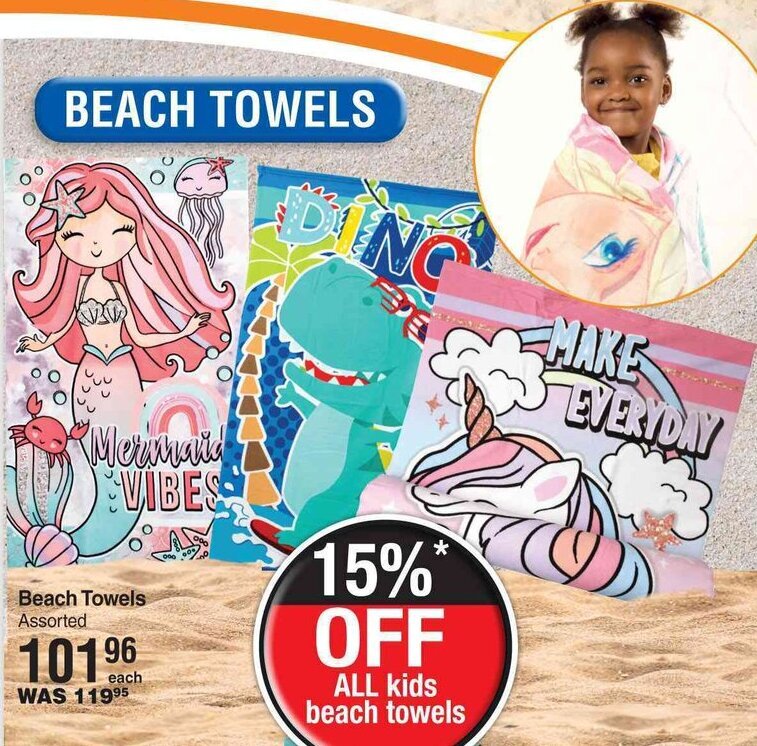 Beach Towels Assorted offer at DisChem
