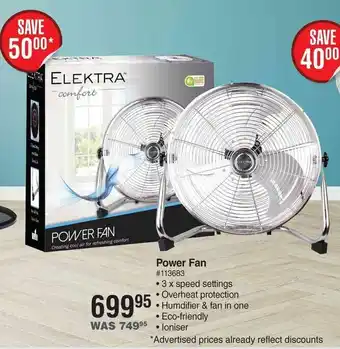 Dis-Chem Power Fan offer
