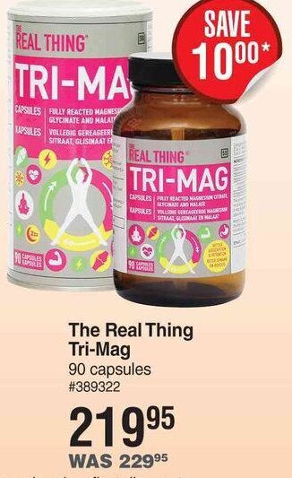 The Real THing Tri-Mag 90 Capsules