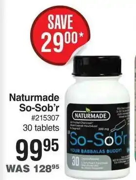 Dis-Chem Naturmade So-Sob'r 30 Tablets offer