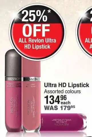Dis-Chem Revlon Ultra HD Lipstick offer