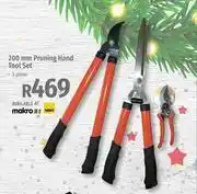 Makro Garden master 3 piece 200mm pruning hand tool set offer