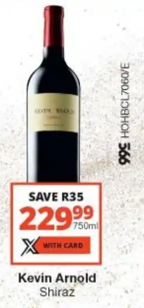 Kevin Arnold Shiraz 750ml