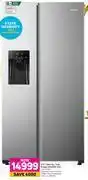 Game Hisense 474ltr side-by-side fridge h690ss-idl offer