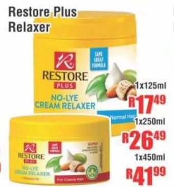 Devland Cash And Carry Restore Plus Relaxer 1x125ml offer