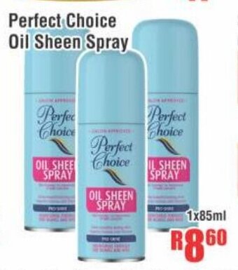 Devland Cash And Carry Perfect Choice Oil Sheen Spray 1x85ml offer