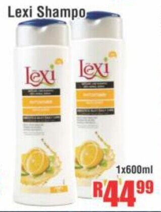 Devland Cash And Carry Lexi Shampoo 1x600ml offer