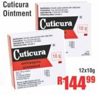 Devland Cash And Carry Cuticura Ointment 12x10g offer