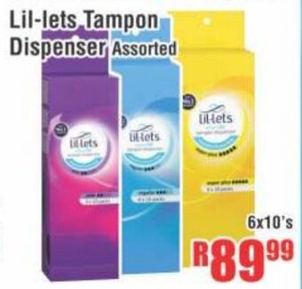 Devland Cash And Carry Lil-lets Tampon Dispenser 6x10's offer