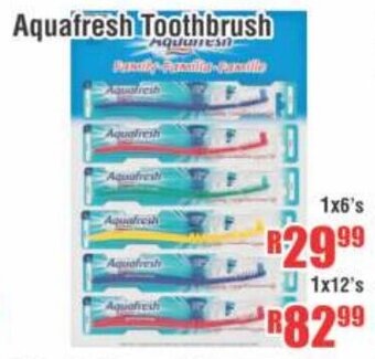Devland Cash And Carry Aquafresh Toothbrush 1x12's offer