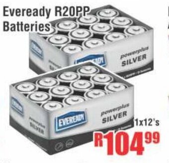 Devland Cash And Carry Eveready R20PP Batteries 1x12's offer