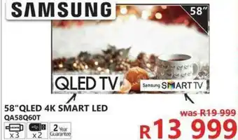 Tafelberg Furnishers Samsung 58" QLED 4K Smart LED offer