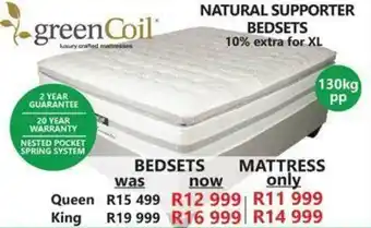 Green Coil Mattress QB