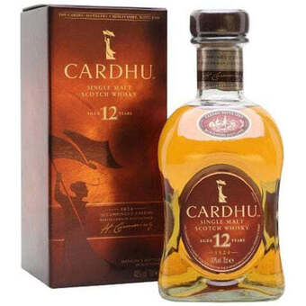 Cardhu 12 year old scotch whisky 750ml