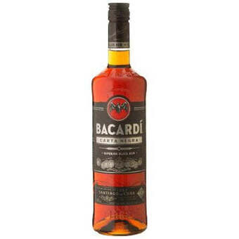 Bacardi carta negra black 750ml
