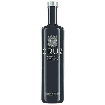Cruz vintage black vodka 750ml