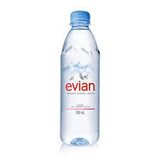 Norman Goodfellows Evian mineral water 500ml offer