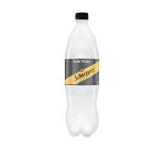 Norman Goodfellows Schweppes soda water 1l.plastic offer