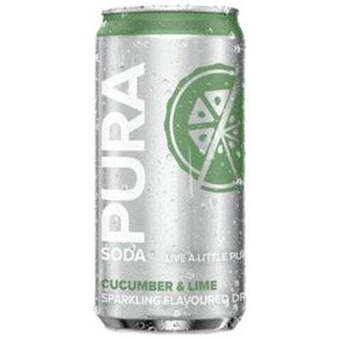 Pura soda cucumber & lime 300ml