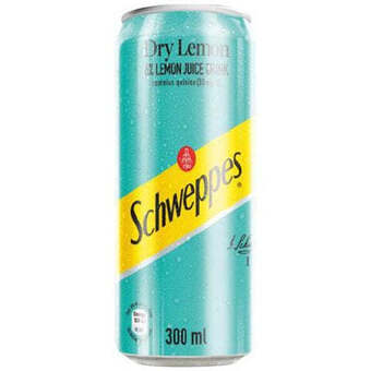Norman Goodfellows Schweppes dry lemon can 300ml offer