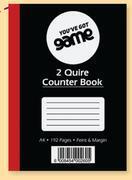 Game hard cover books a4 feint margin or quad margin 1 quire 96 pages