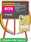 Game Stardust blackboard with mini duster + 6 chalks-both for offer