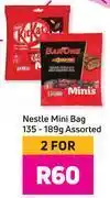 Game Nestle mini bag 135/189g assorted- for 2 offer