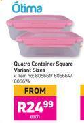 Game Otima quatro container square (variant sizes)-each offer
