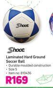 Game Shoot laminated hard ground soccer ball offer