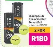 Game Dunlop club championship tennis ball-for 2 offer