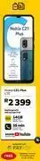 MTN Nokia c21 plus lte-on mtn pay as you go offer