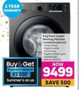 Game Samsung 8kg front loader washing machine ww80ta046ax/fa offer