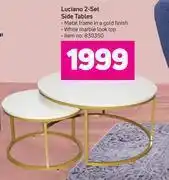 Luciano 2 set side tables