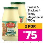 Game Crosse & blackwell tangy mayonnaise-for 2 x 750g offer