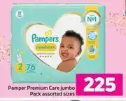 Game Pampers premium care jumbo pack assorted sizes offer