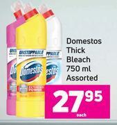 Game Domestos thick bleach assorted-750ml each offer