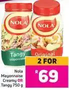 Game Nola mayonnaise (creamy or tangy)-for 2 x 750g offer
