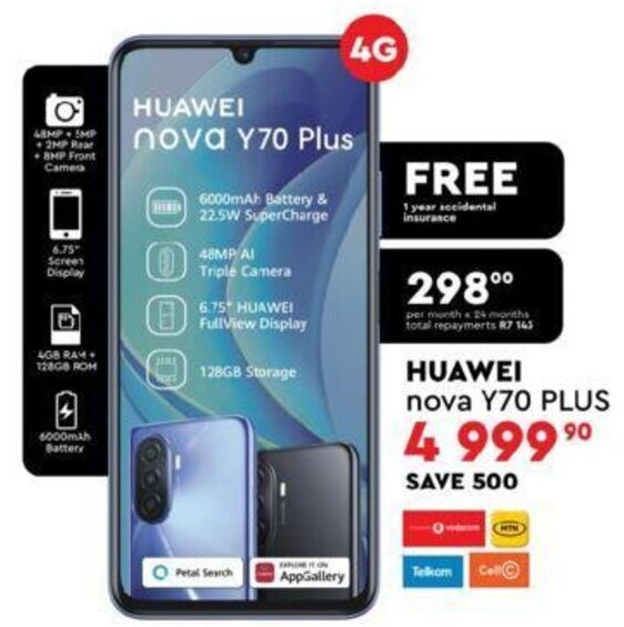 huawei nova y70 edgars