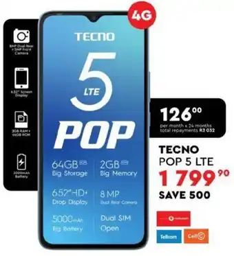 Edgars Tecno Pop 5 TLE offer